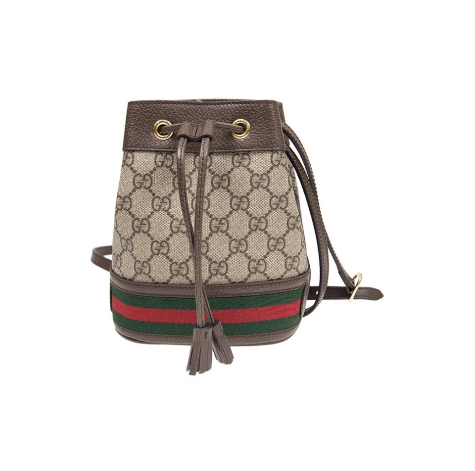 Gucci GG Supreme Monogram Bucket Bag - Image 1