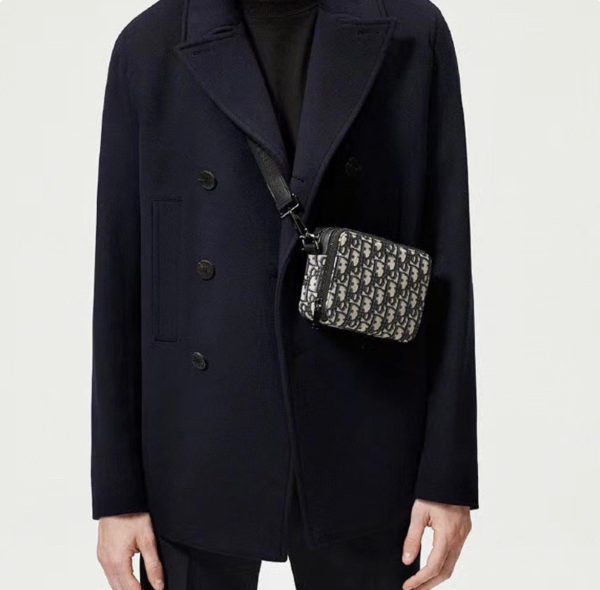 DIOR Oblique Classic Embroidery Crossbody Bag