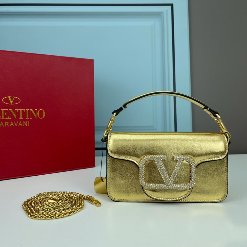 VALENTINO GARAVANI LOCò MICRO BAG WITH CHAIN AND JEWEL LOGO - Image 7