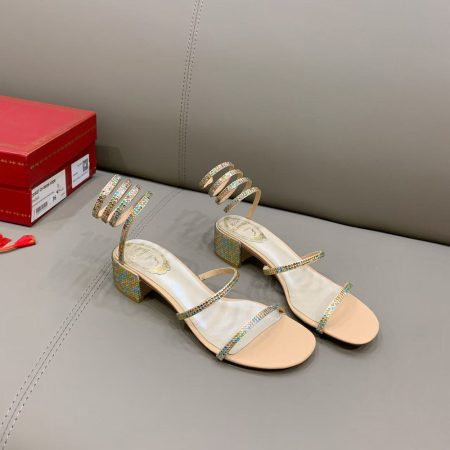 Rene Caovolla Juniper Metallic Sandals - Image 3