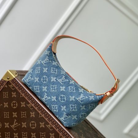 LV HILLS POCHETTE Denim Handbag M82949 - Image 6