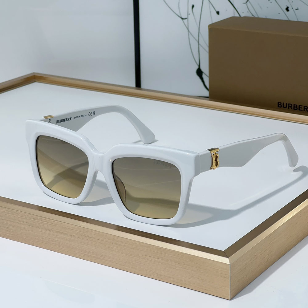 Buberry  Mirror leg Logo Sunglasses Top quality - Image 1