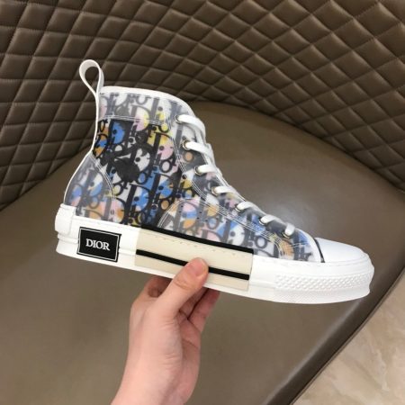Dior B23 High Top Alex Foxton CD35 Canvas Shoes - Image 2