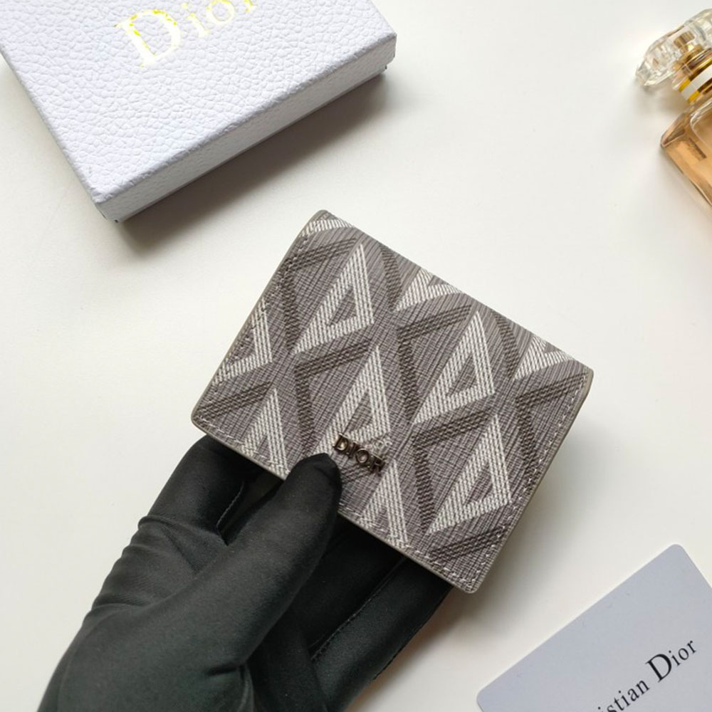 Dior Oblique Coin Card Holder Wallet - Image 5