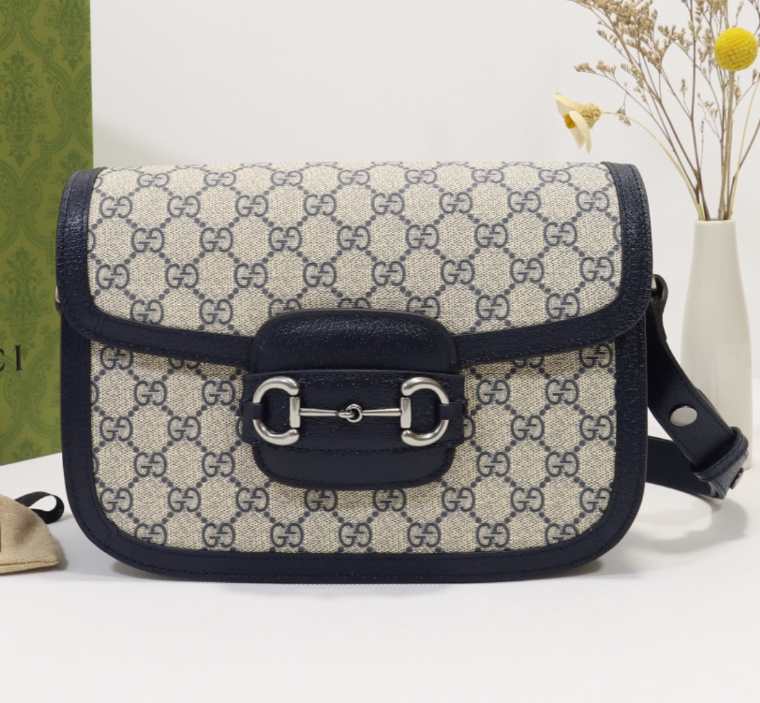 GUCCI 1955 Horsebit Shoulder Bag - Image 9