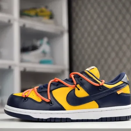Off-White x Dunk Low LTHR OW - Image 3