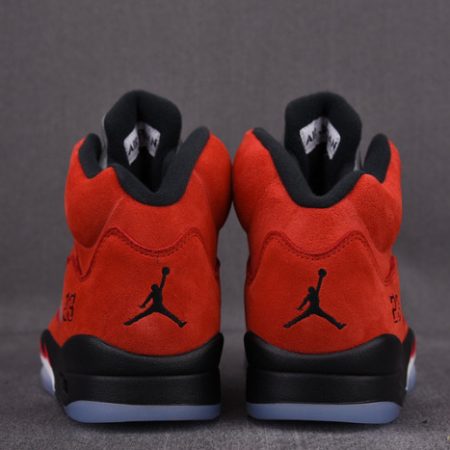 Air Jordan 5 Raging Bull 2021 Red Suede DD0587-600 - Image 5