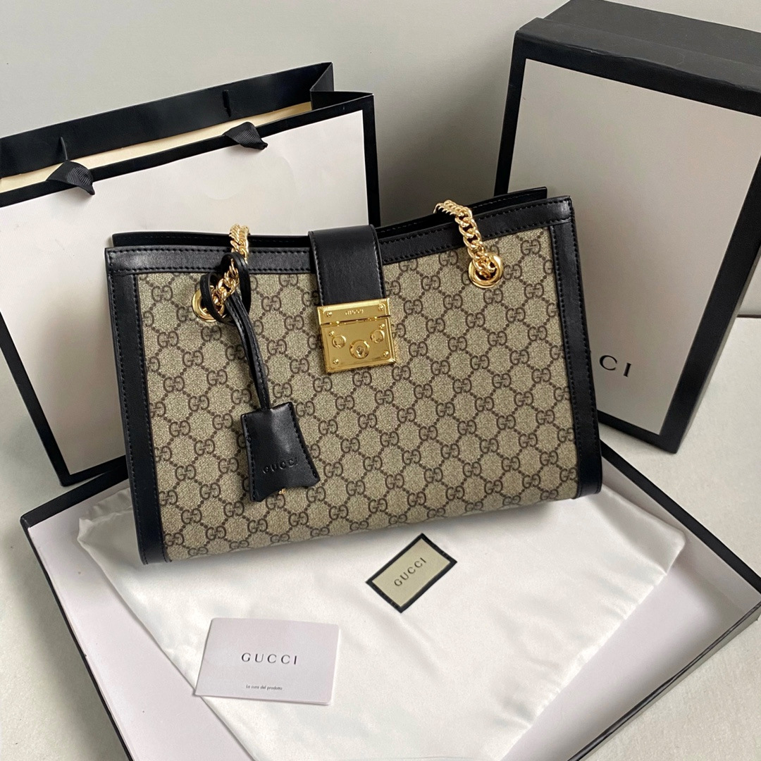 Gucci Padlock Tote Crossbody Bag - Image 4