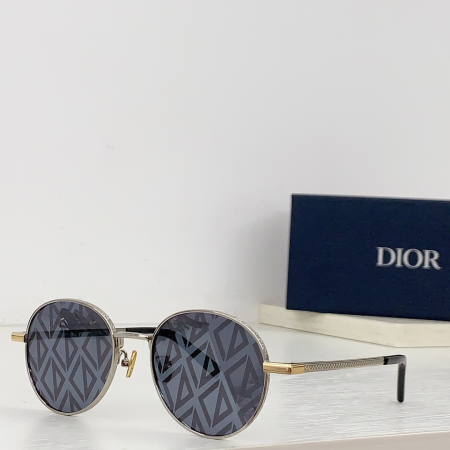 Dior Round Metal Sunglasses Top Quality - Image 2