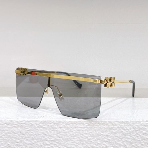 MIU MIU Thin Metal Mirror legs  Sunglasses Top quality