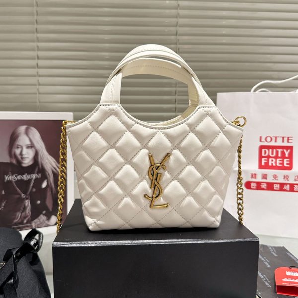SAINT LAURENT YSL Loulou Medium 32- quilted leather