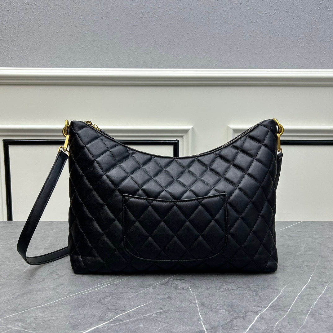 Chanel Hobo Calf Leather Shoulder Bag Handbag - Image 4