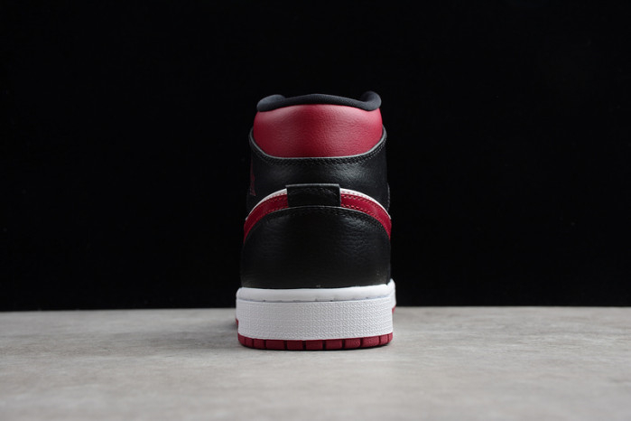 Air Jordan 1 MID bred toe 554724-066 - Image 5