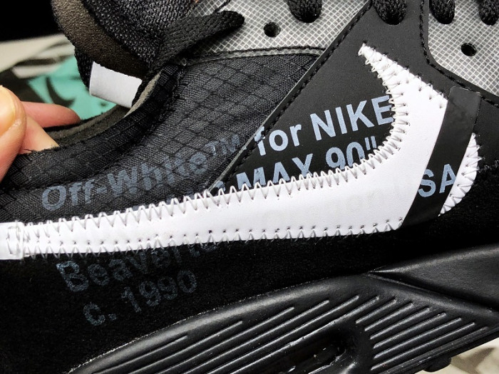Off-White Nike Air Max 90 Black AA7293-001 - Image 22