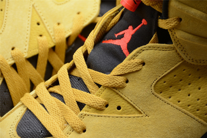 Travis Scott Air Jordan 6 yellow Cactus Jack CN1084-300 - Image 9