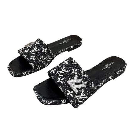 LV Flat Flat Flip-flops  Slide Sandal