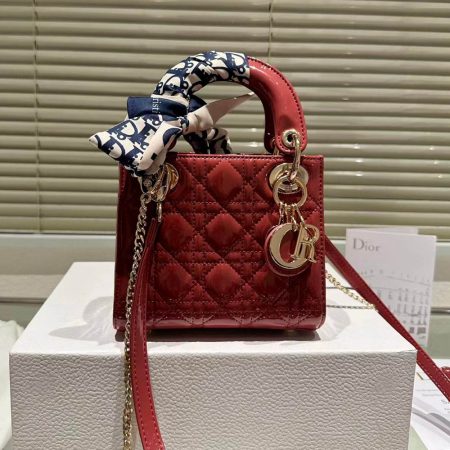 Dior Mini Lady Bag - Lacquered - Image 8