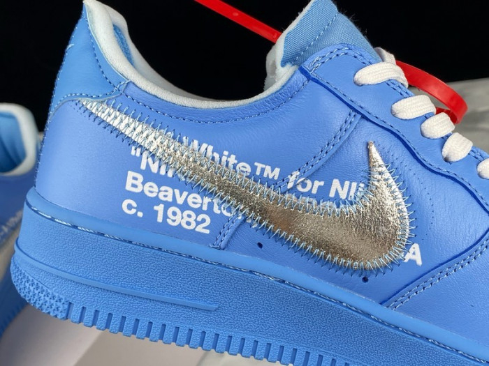 Off-White Nike Air Force 1 MCA Blue CI1173-400 - Image 6