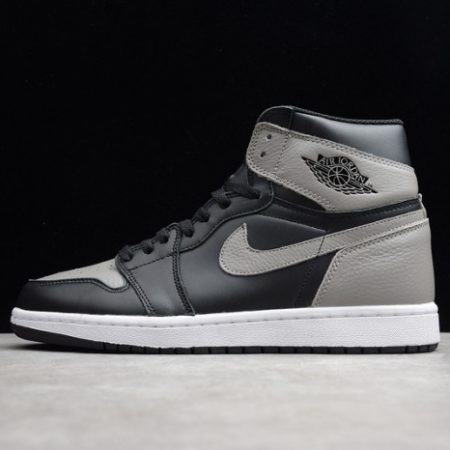 Air Jordan 1 Retro High OG Shadow Black Grey 555088-013 - Image 2