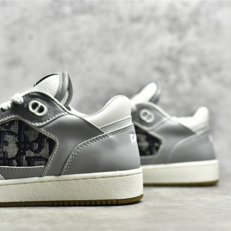 Dior B27 Sneakers Low-Top Gray (AA Version) - Image 6