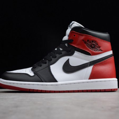 AIR JORDAN 1 High OG Black Toe white/ black-varsity red 555088-125 - Image 2