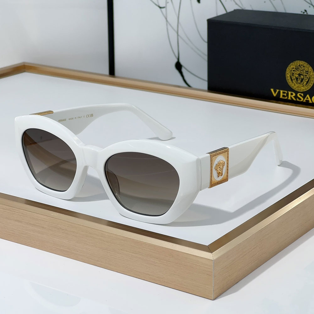 Versace  Mirror leg Logo Plate Frame Sunglasses Top Quality - Image 1