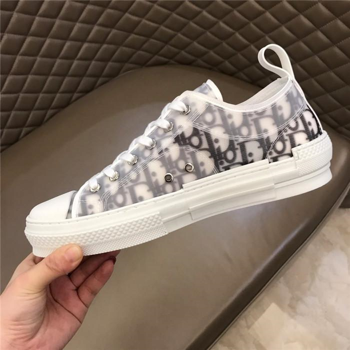 Dior B23 High Top Canvas Logo Oblique Patch Black Shoes - Image 6