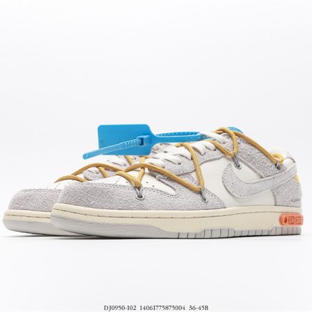 OFF WHITE X Nike Dunk SB Low The 50 NO.34 DJ0950-102 - Image 5