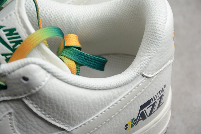 Nike Air Force 1 07 Low White Green Noise Yellow Shoes ZJ6695-303 - Image 11