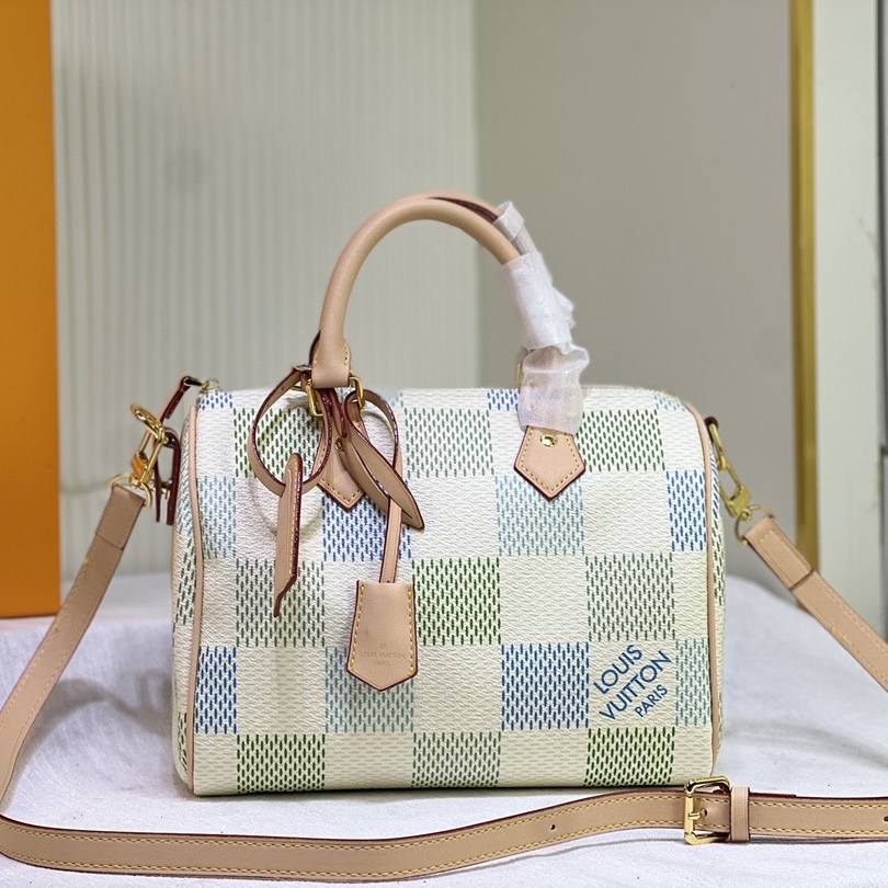 LV  Speedy 25 Checkerboard Shoulder Bag Handbag - Image 8