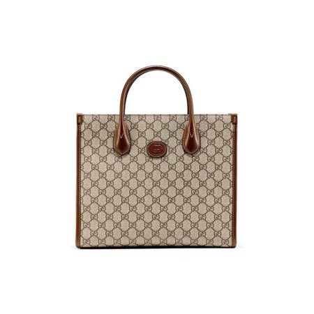 Gucci Canvas Tote Handbag - Image 1