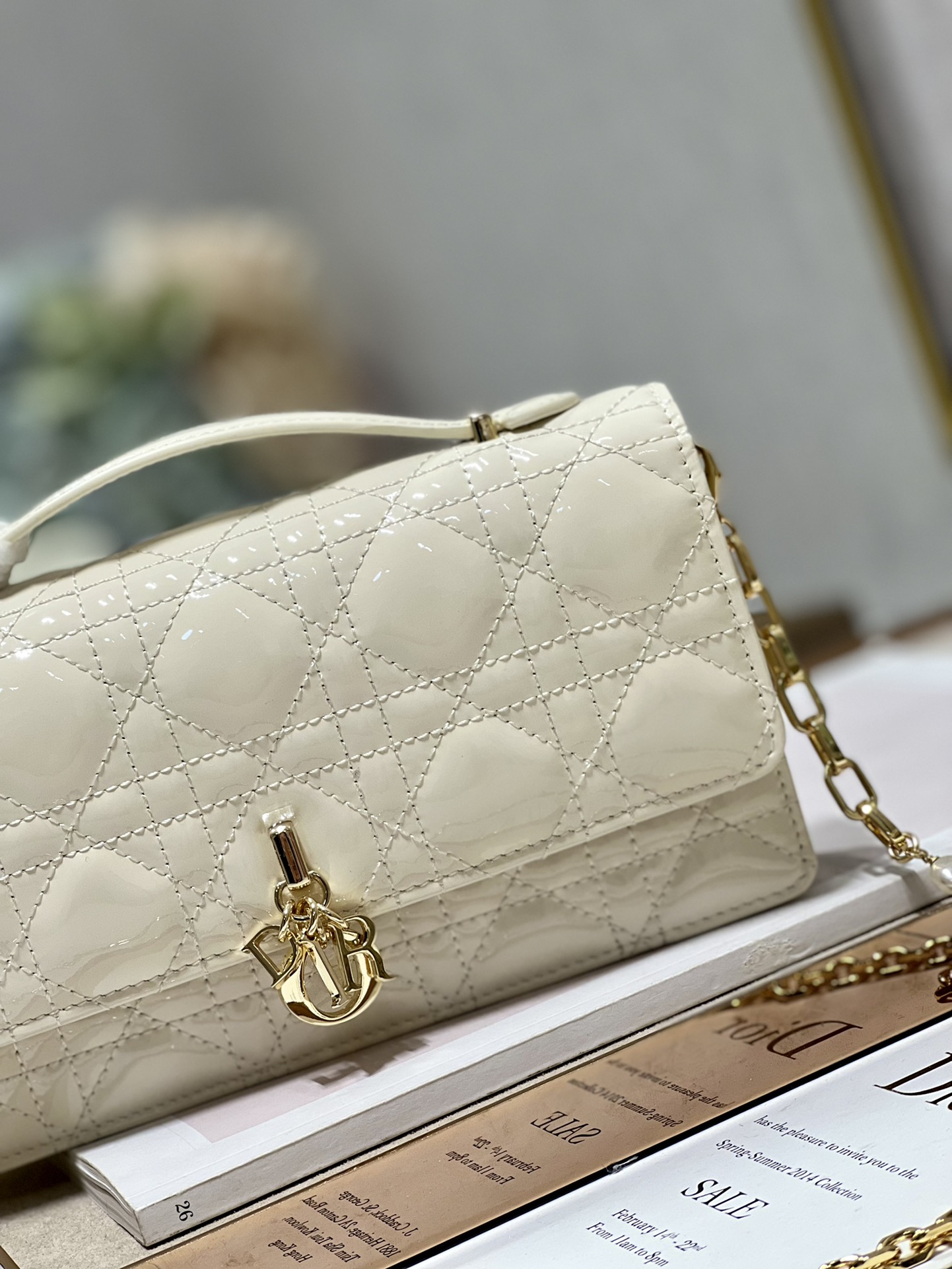 Dior Miss Mini Bag Patent Cannage Bag - Image 9