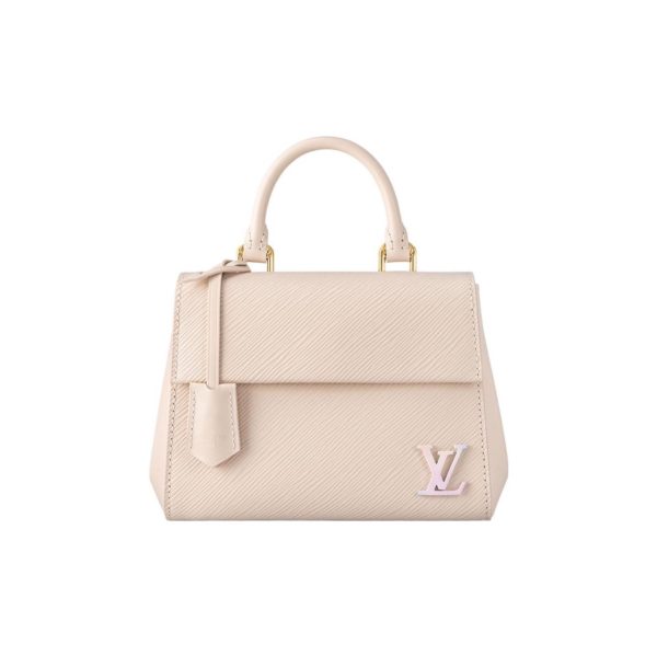 LV Cluny Grained Leather Shoulder Handbag