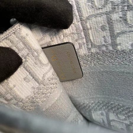 Dior Book Tote Small Gray Dior Oblique Embroidery - Image 6