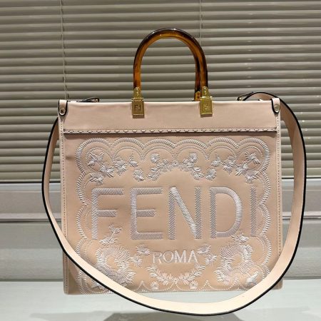 FENDI Sunshine Flower Embroidery Bag Medium - Image 3