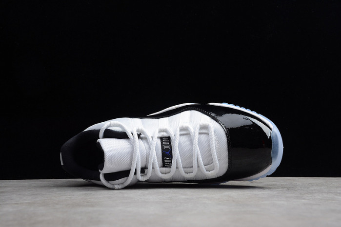 AIR JORDAN 11 RETRO LOW "CONCORD" BLACK/ WHITE mens 528895-153 - Image 10