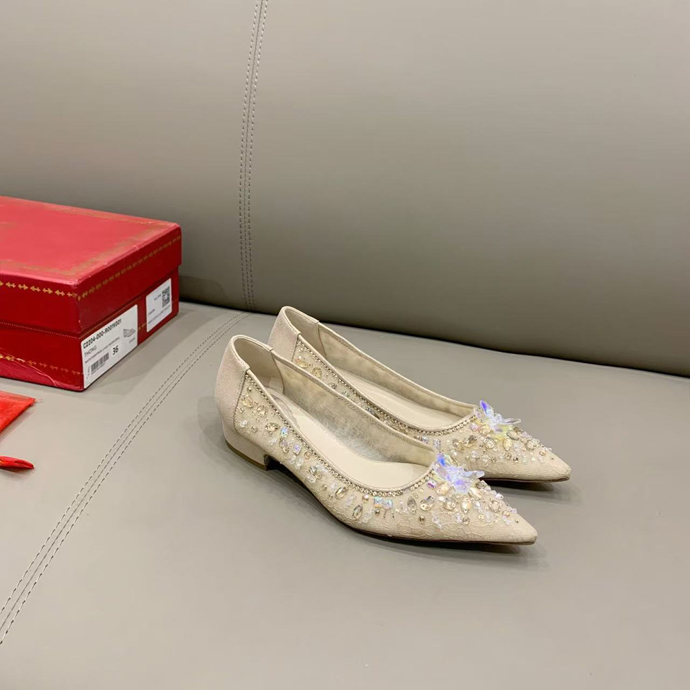 Rene Caovilla Cinderella Crystal High Heels - Image 3