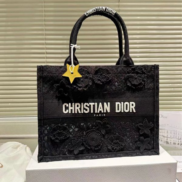 Dior Book Tote D-Lace Macrame Bag