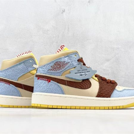 Air Jordan 1 Mid SE Fearless Maison Chateau CU2803-200 - Image 6