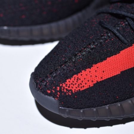 Yeezy Supreme Boost 350 V2 BLACK AND RED - Image 6