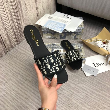 Dior DWAY Slide Slipper Sandals - Image 3
