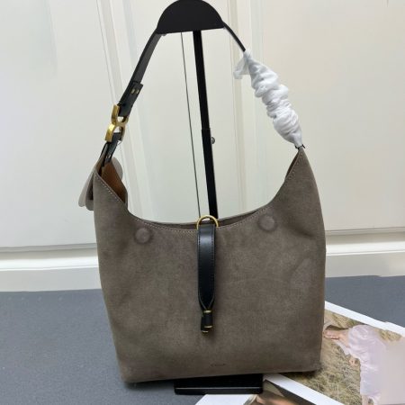 Chloe Marcie Suede Leather Bag - Image 4