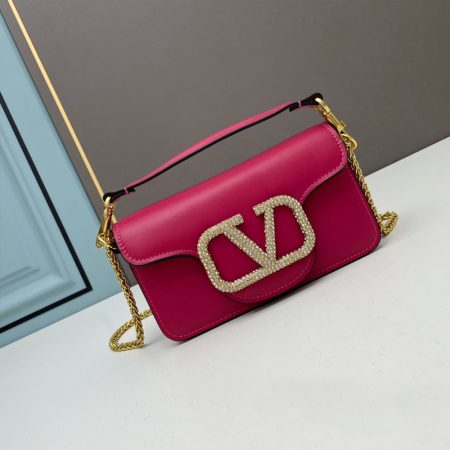VALENTINO GARAVANI LOCò MICRO BAG WITH CHAIN AND JEWEL LOGO - Image 9