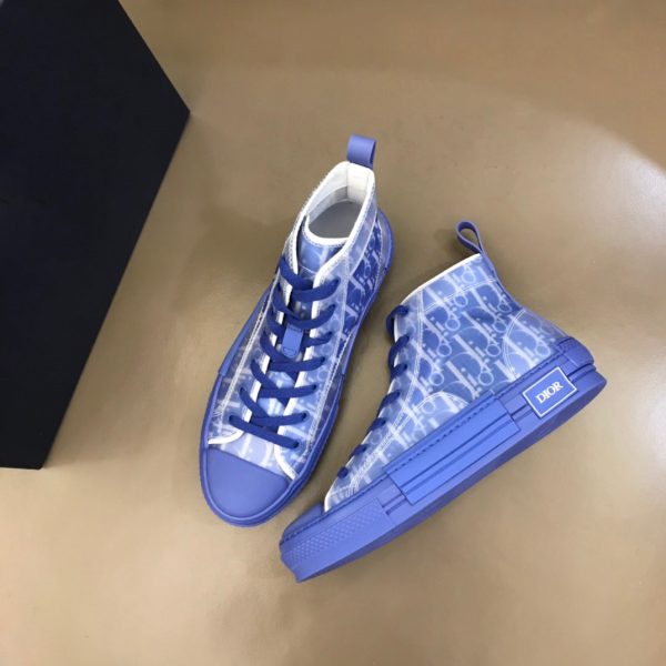 Dior B23 Oblique High Top Shoes white T004801-1069