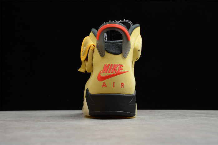 Travis Scott Air Jordan 6 yellow Cactus Jack CN1084-300 - Image 3