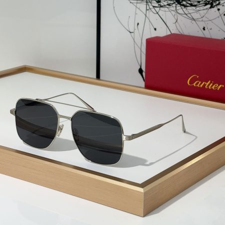 Cartier Slim Metal Frame Sunglasses Top Quality - Image 5