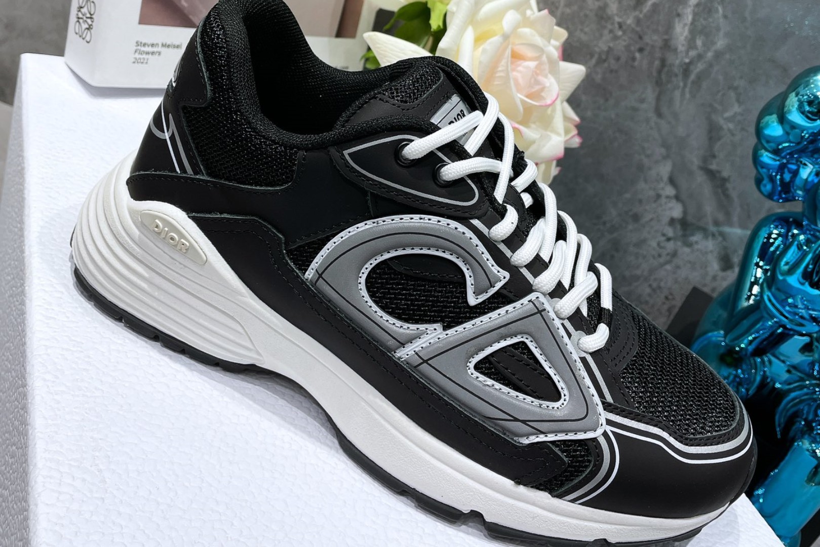 Dior B30 Dad Sneakers Black (AA Normal Quality Version) - Image 1
