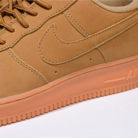 Nike Air Force 1 07 WB Flax/Flax-Gum Wheat Basketball Shoes AA4061-200 - Image 6