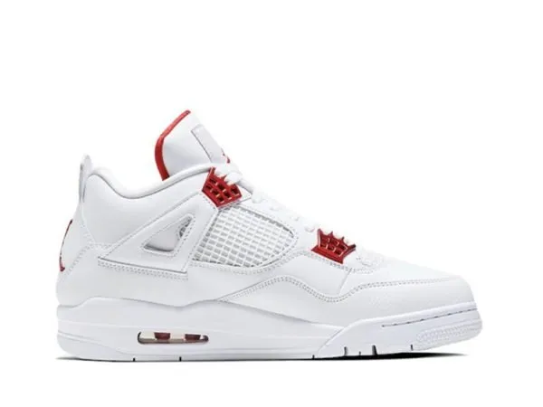 Jordan 4 Retro“ White University Red"