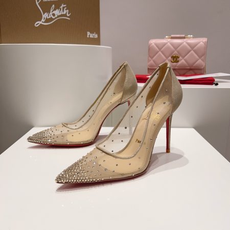 Christian Louboutin Follies Strass Heels - Image 2
